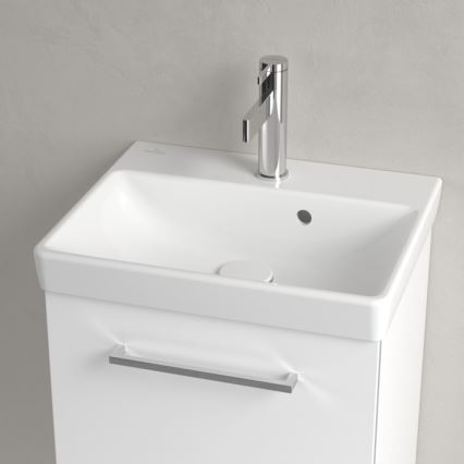 Villeroy & Boch 73584501 - Hangend wastafel AVENTO 45 x 37 cm keramiek/wit