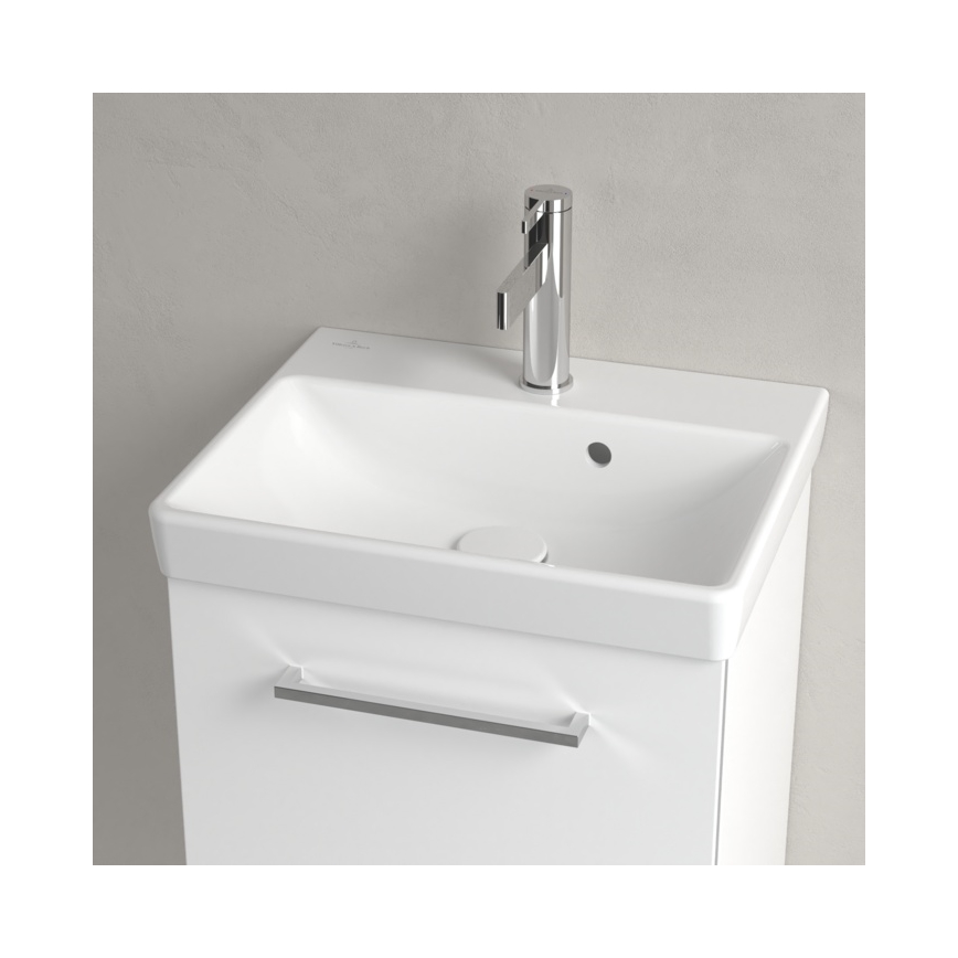 Villeroy & Boch 73584501 - Hangend wastafel AVENTO 45 x 37 cm keramiek/wit