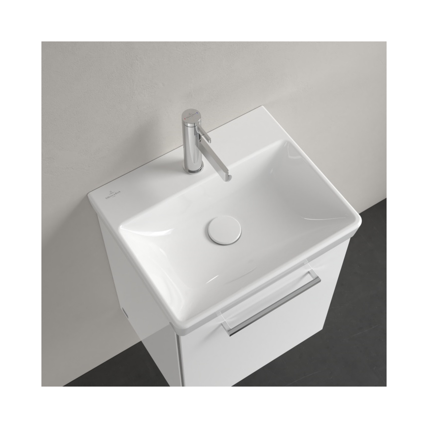 Villeroy & Boch 73584501 - Hangend wastafel AVENTO 45 x 37 cm keramiek/wit