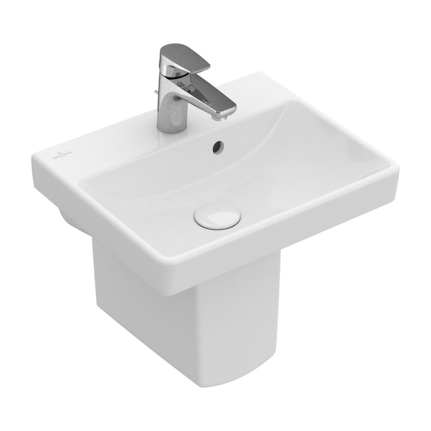 Villeroy & Boch 73584501 - Hangend wastafel AVENTO 45 x 37 cm keramiek/wit
