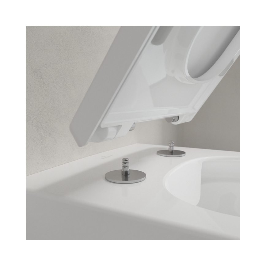 Villeroy & Boch 8M24S101 - Toiletzitting SoftClose MEMENTO 2.0 wit