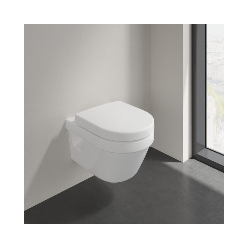 Villeroy & Boch 8M42S101 - Toiletzitting SoftClose SUBWAY 3.0 wit