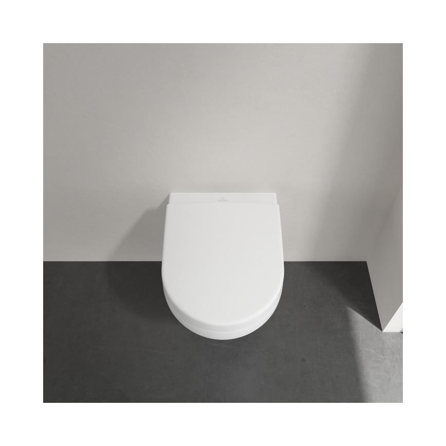 Villeroy & Boch 8M42S101 - Toiletzitting SoftClose SUBWAY 3.0 wit