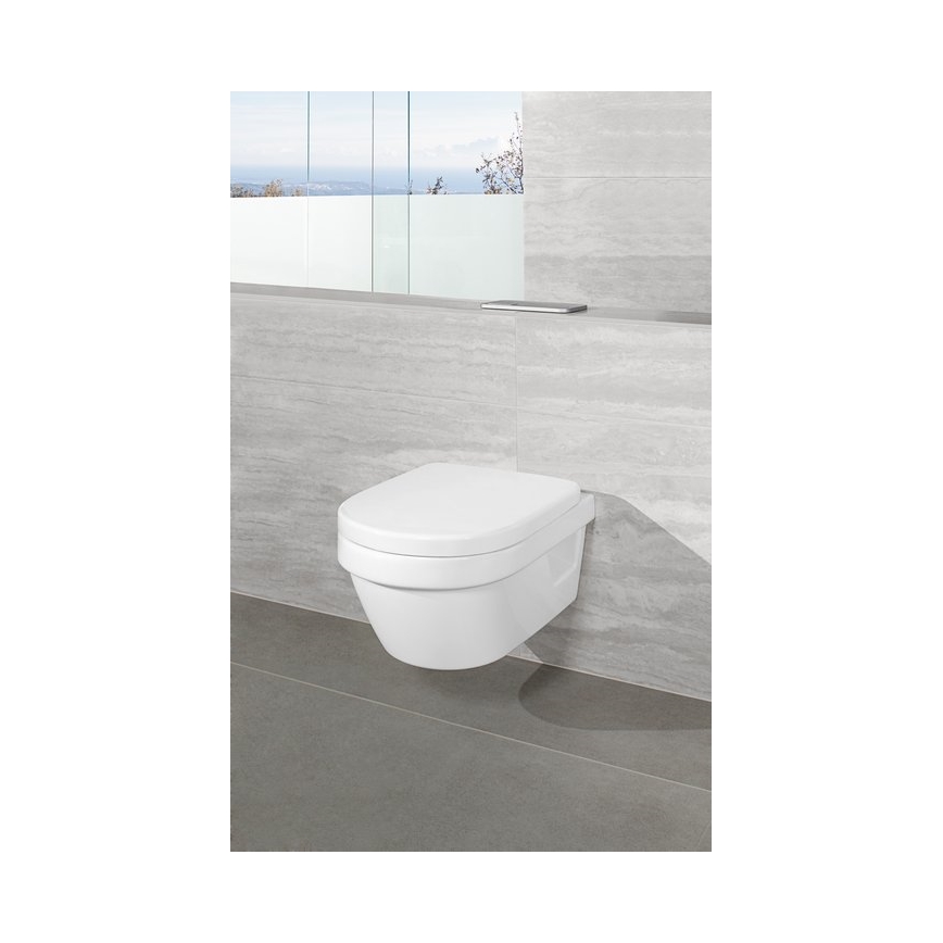 Villeroy & Boch 8M42S101 - Toiletzitting SoftClose SUBWAY 3.0 wit