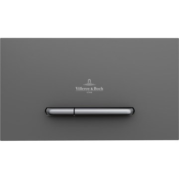 Villeroy & Boch 922169D8 - VICONNECT spoelknop antraciet/mat chroom