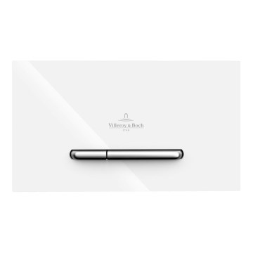 Villeroy & Boch 922169N5 - VICONNECT spoelknop wit/mat chroom