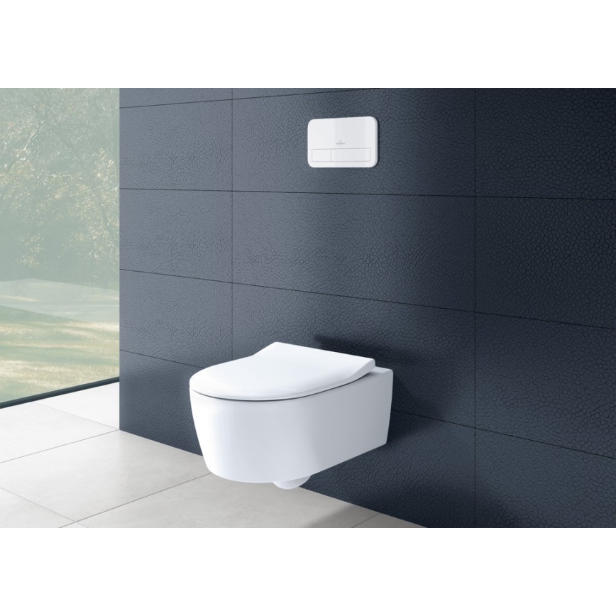 Villeroy & Boch 92249068 - VICONNECT spoelknop, wit