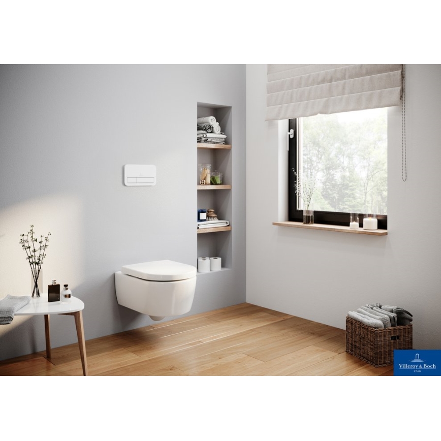 Villeroy & Boch 92249068 - VICONNECT spoelknop, wit
