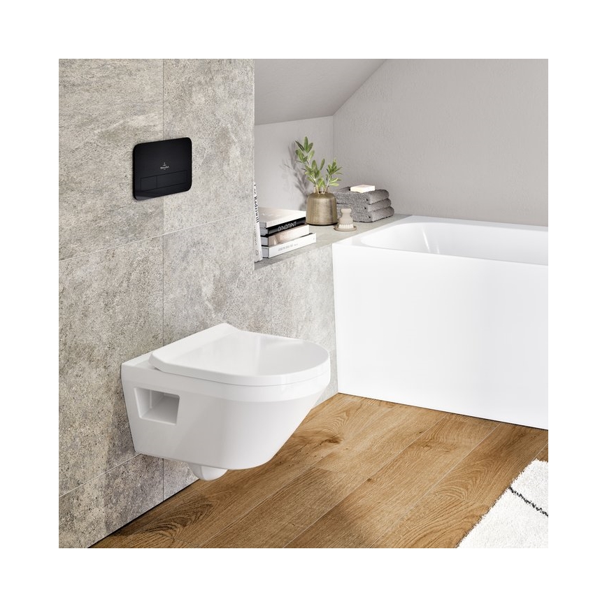Villeroy & Boch 922490AN - VICONNECT zwarte spoelknop