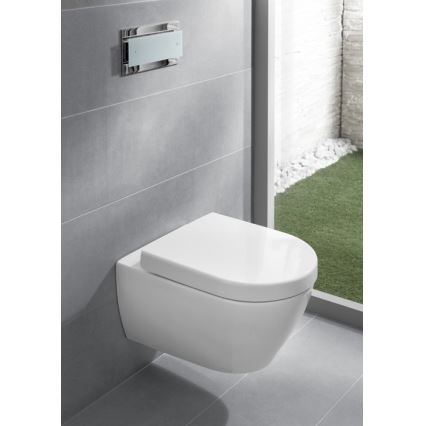 Villeroy & Boch 9M68S101 - WC-bril SoftClose SUBWAY 2.0 wit
