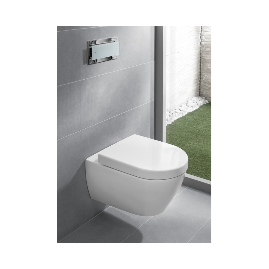 Villeroy & Boch 9M68S101 - WC-bril SoftClose SUBWAY 2.0 wit