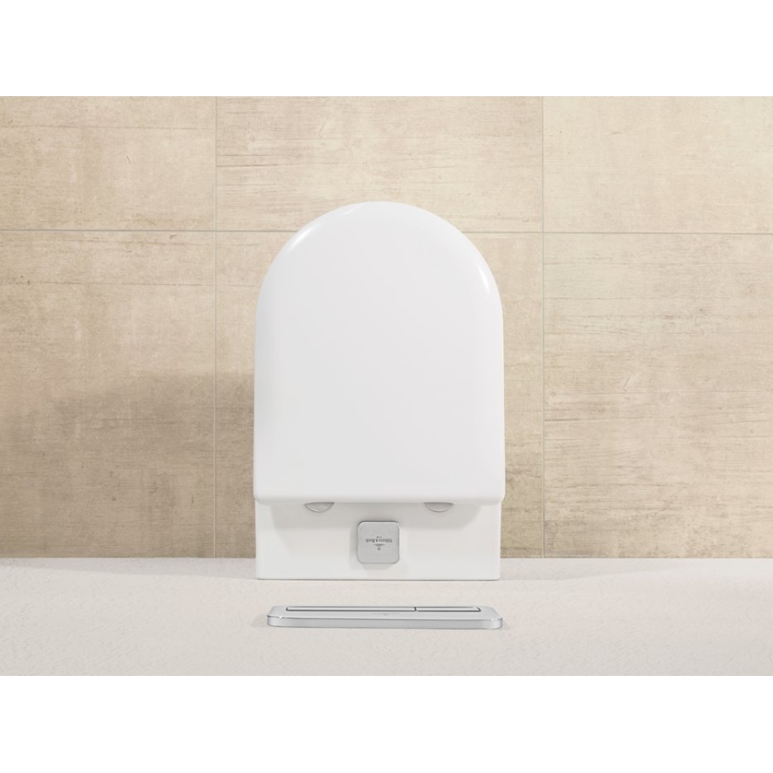 Villeroy & Boch 9M78S101 - Toiletzitting SoftClose SUBWAY 2.0 wit