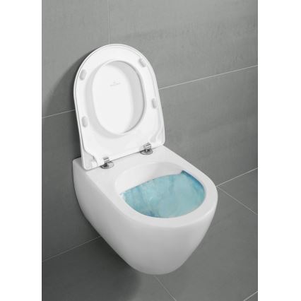 Villeroy & Boch 9M78S101 - Toiletzitting SoftClose SUBWAY 2.0 wit
