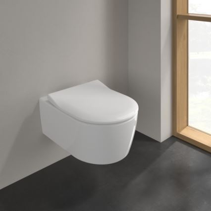 Villeroy & Boch 9M87S101 - SoftClose AVENTO toiletzitting, wit