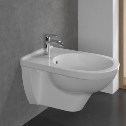 Villeroy & Boch TVB10420111061 - Bidetkraan O.NOVO met afvoer, glanzend chroom