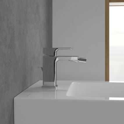 Villeroy & Boch TVB11200100061 - Bidetkraan + afvoer SUBWAY 3.0 glanzend chroom