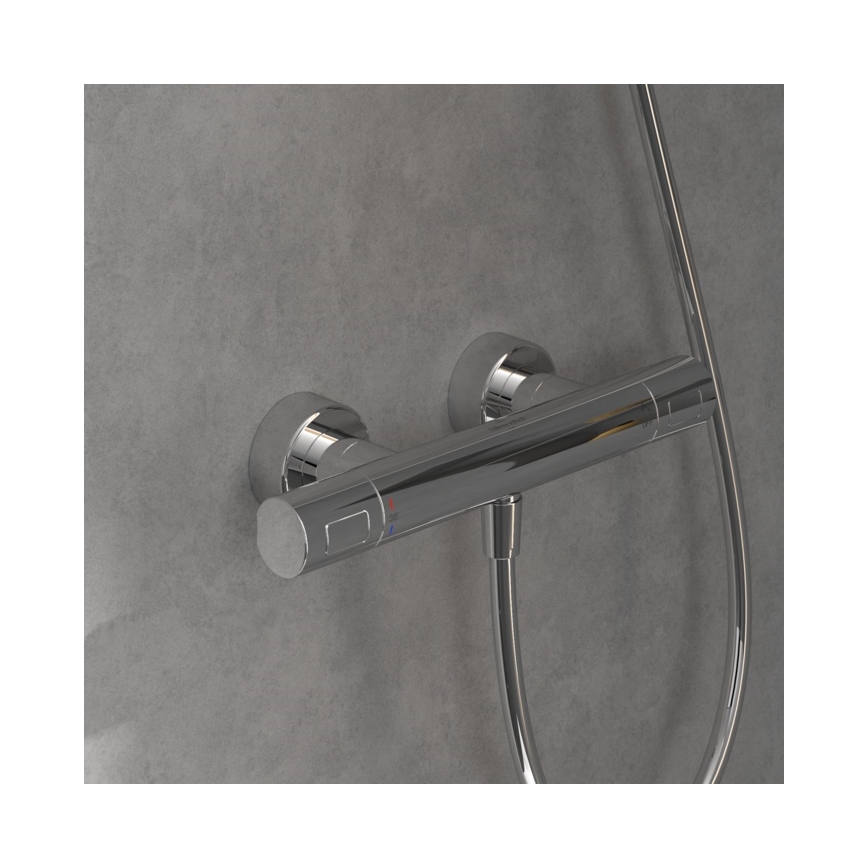 Villeroy & Boch TVS00001700061 - Thermostatische douchekraan TAPS&FITINGS glanzend chroom