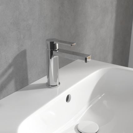 Villeroy & Boch TVW10300400161 - Wastafelmengkraan ARCHITECTURA 16,4 cm glanzend chroom