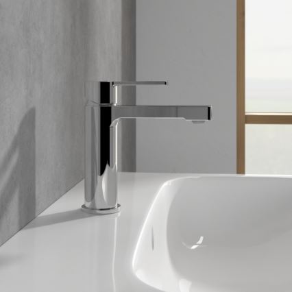 Villeroy & Boch TVW10300400161 - Wastafelmengkraan ARCHITECTURA 16,4 cm glanzend chroom