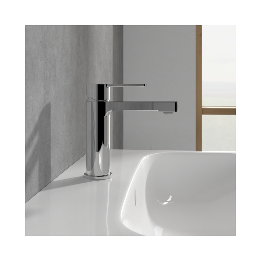 Villeroy & Boch TVW10300400161 - Wastafelmengkraan ARCHITECTURA 16,4 cm glanzend chroom