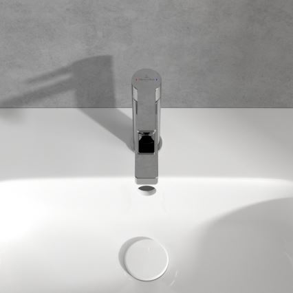 Villeroy & Boch TVW10300400161 - Wastafelmengkraan ARCHITECTURA 16,4 cm glanzend chroom