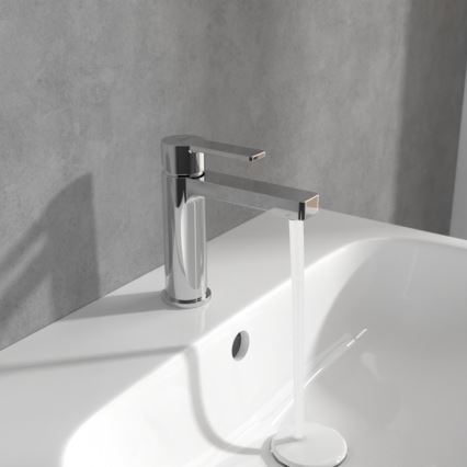 Villeroy & Boch TVW10300400161 - Wastafelmengkraan ARCHITECTURA 16,4 cm glanzend chroom