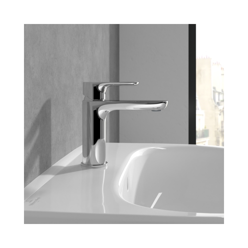 Villeroy & Boch TVW10400300161 - Wastafelkraan O.NOVO 15,5 cm glanzend chroom