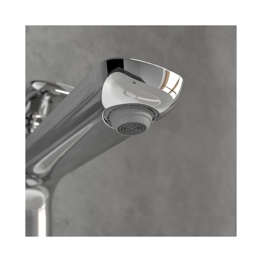 Villeroy & Boch TVW10410511061 - Wastafelmengkraan + afvoer O.NOVO 29,5 cm glanzend chroom