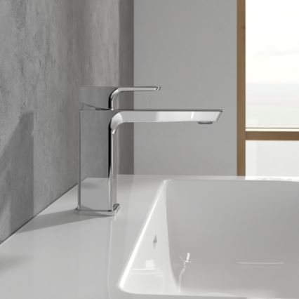 Villeroy & Boch TVW11200300061 - Wastafelmengkraan SUBWAY 15,5 cm glanzend chroom