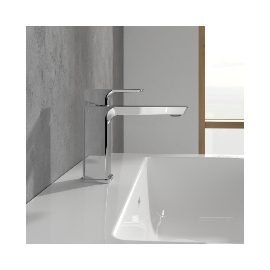 Villeroy & Boch TVW11200300061 - Wastafelmengkraan SUBWAY 15,5 cm glanzend chroom