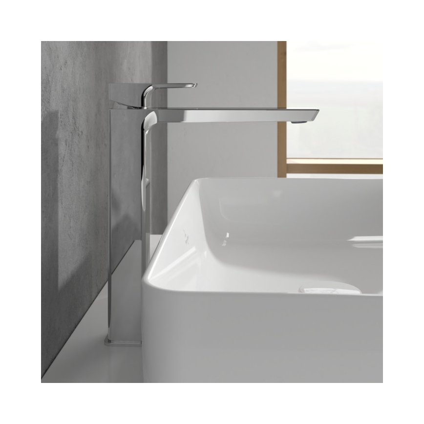 Villeroy & Boch TVW11200400061 - Wastafelmengkraan SUBWAY 3.0 29,5 cm glanzend chroom