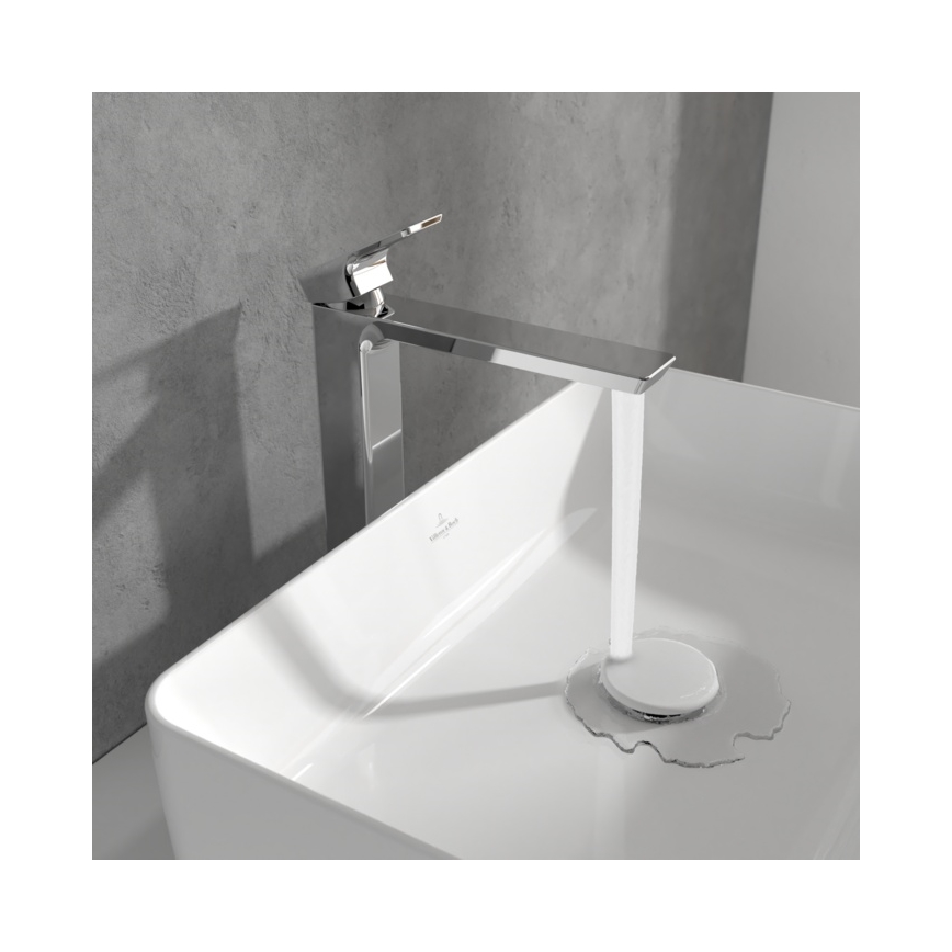 Villeroy & Boch TVW11200400061 - Wastafelmengkraan SUBWAY 3.0 29,5 cm glanzend chroom