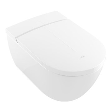 Villeroy & Boch V0E100R1 - Wandhangend bidet met SoftClose bidetzitting VICLEAN keramiek/wit + afstandsbediening