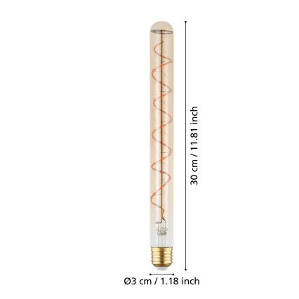 VINTAGE T30 dimbare LED-gloeilamp E27, 4W, 230V, 1600K - Eglo 110297