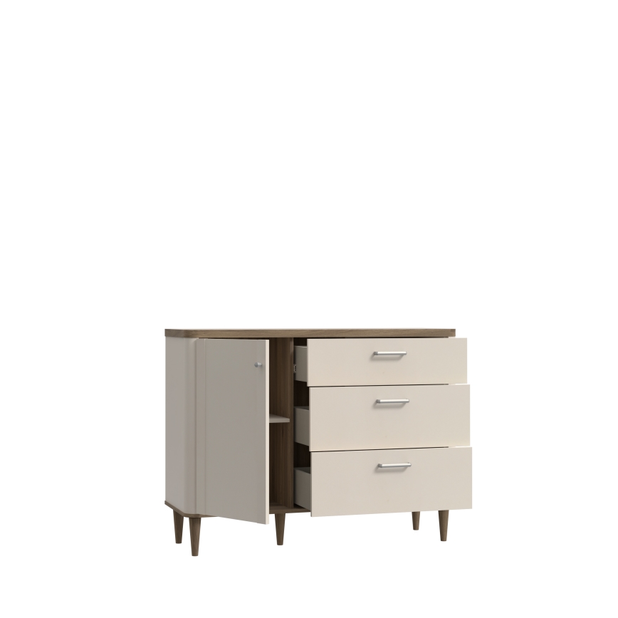 VIRO ladekast met lades, bruin/beige