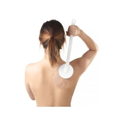 Vitility - Aanbrenger voor douchegel/bodylotion wit/blauw