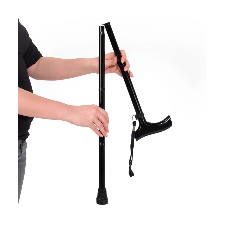 Vitility - Opvouwbare wandelstok zwart