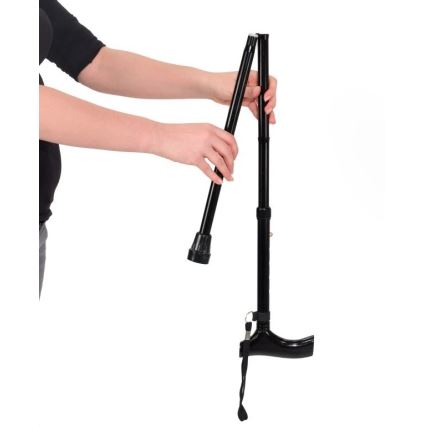 Vitility - Opvouwbare wandelstok zwart