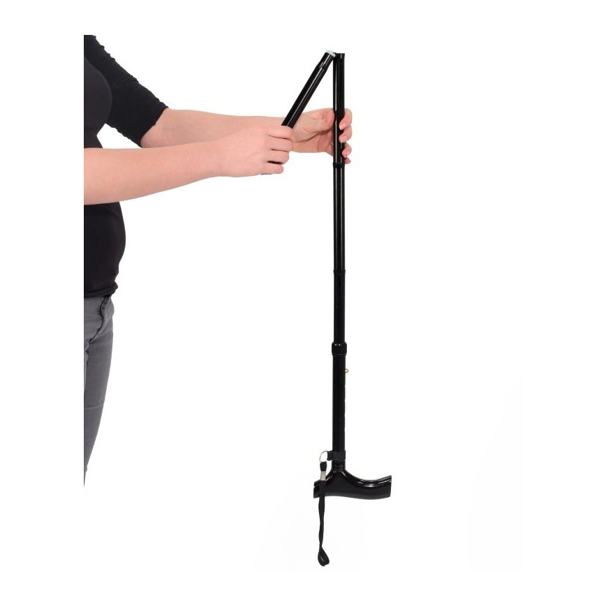 Vitility - Opvouwbare wandelstok zwart