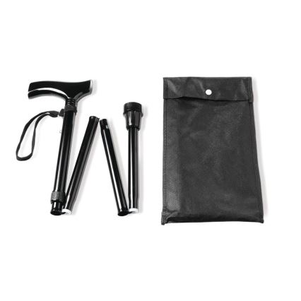 Vitility - Opvouwbare wandelstok zwart