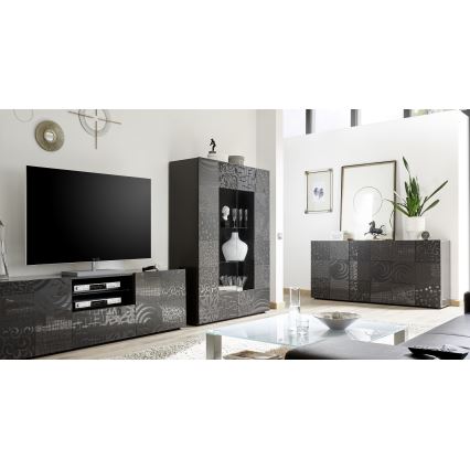 Vitrinekast ARIA antraciet