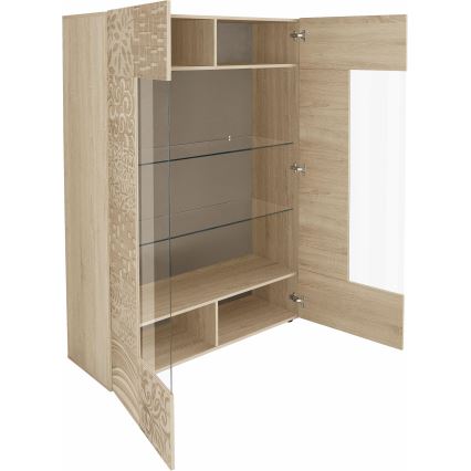 Vitrinekast ARIA sonoma eik