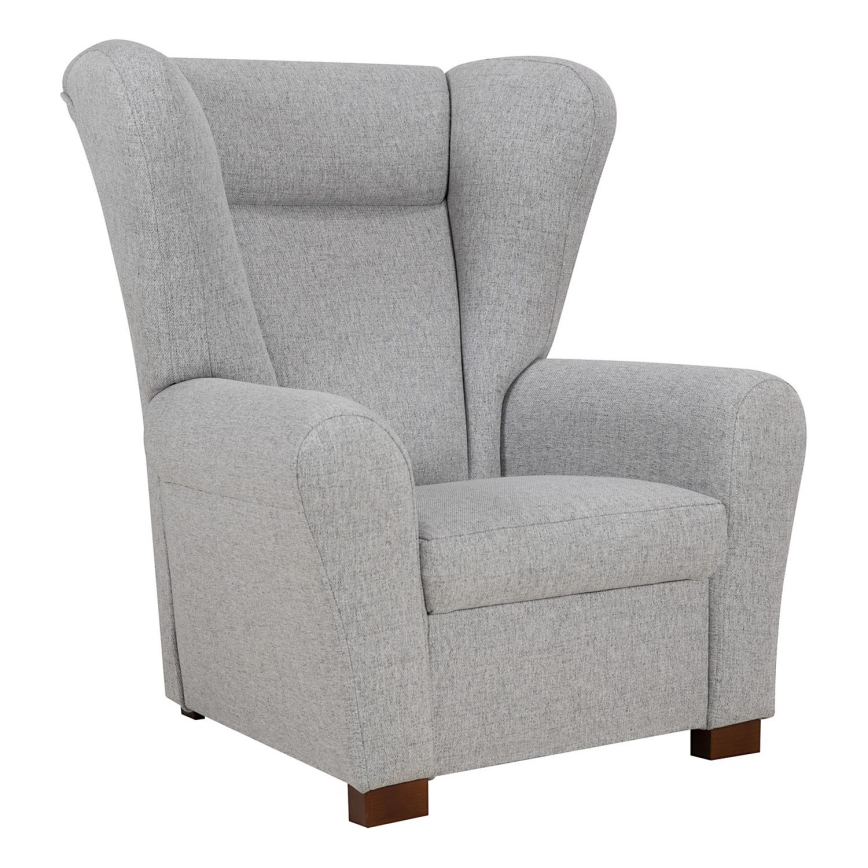 VIVA vleugelfauteuil, grijs