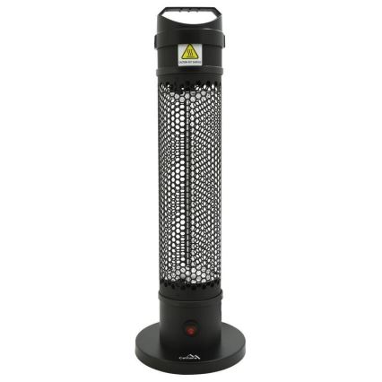 Vloer infrarood verwarming 1000W/230V IP44 zwart