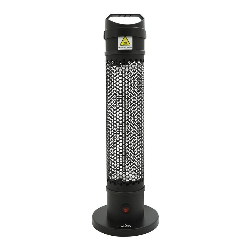 Vloer infrarood verwarming 1000W/230V IP44 zwart