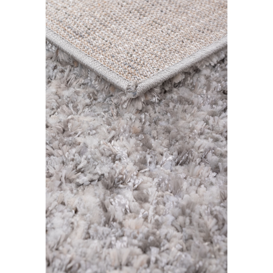Vloerkleed BILBAO SHAGGY 120x160 cm grijs/antraciet