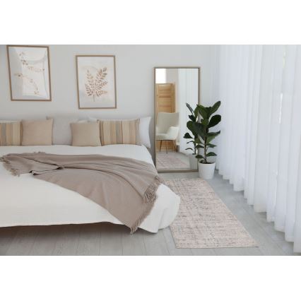 Vloerkleed BILBAO SHAGGY 80x150 cm beige