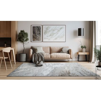Vloerkleed CREATION 200x290 cm 1950g/m2 grijs/bruin/marmerpatroon
