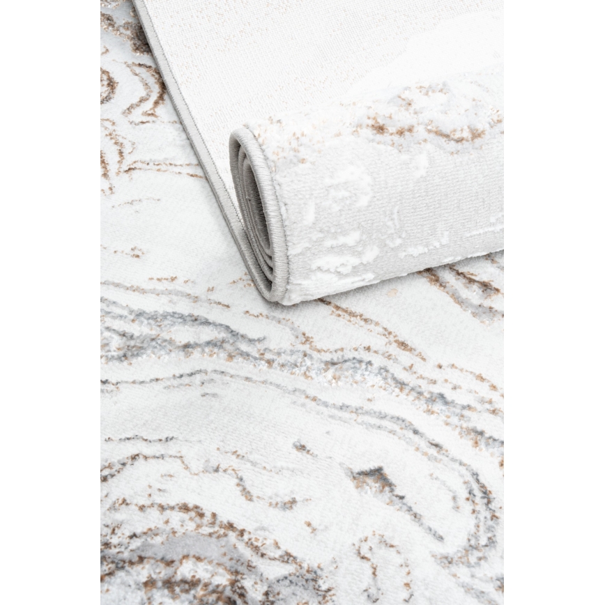 Vloerkleed CREATION 200x290 cm 1950g/m2 grijs/bruin/marmerpatroon