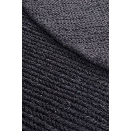 Vloerkleed FIR WOOL 160 cm 2600 g/m2 antraciet/naturel